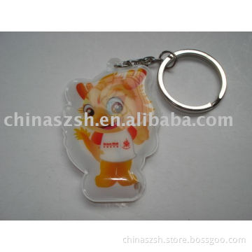 flashing PVC keychain
